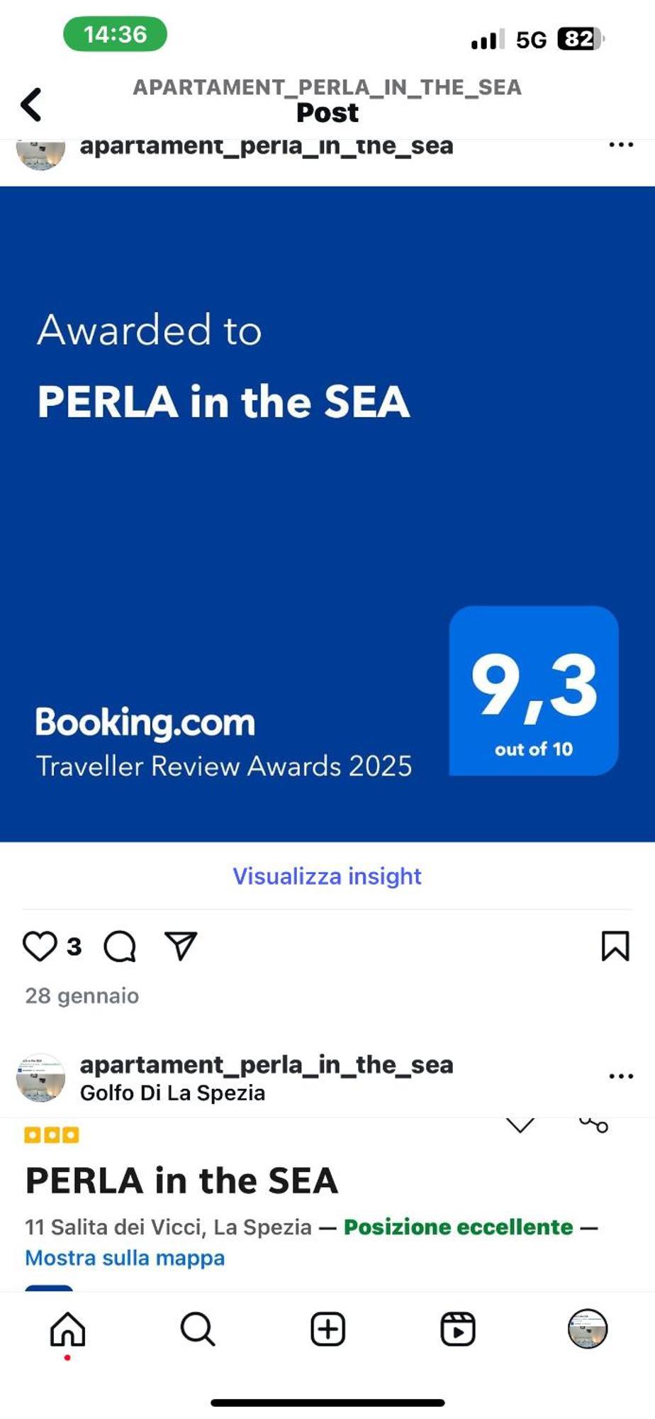 Perla In The Sea Lägenhet La Spezia Exteriör bild